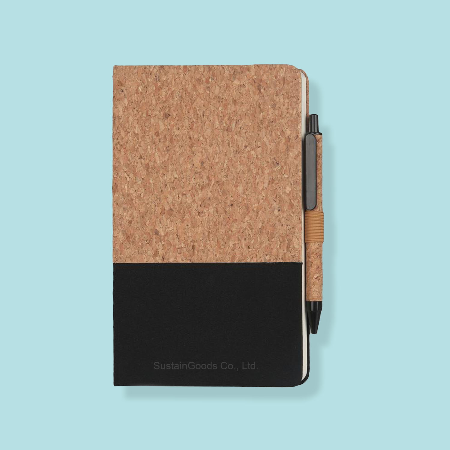 “DIVIDE” Recycled Cork Notebook-สมุดโน้ตปกไม้ก๊อก รุ่น Divide